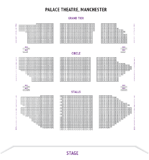 Palace Theatre Manchester Seating Plan Palace Theatre Manchester